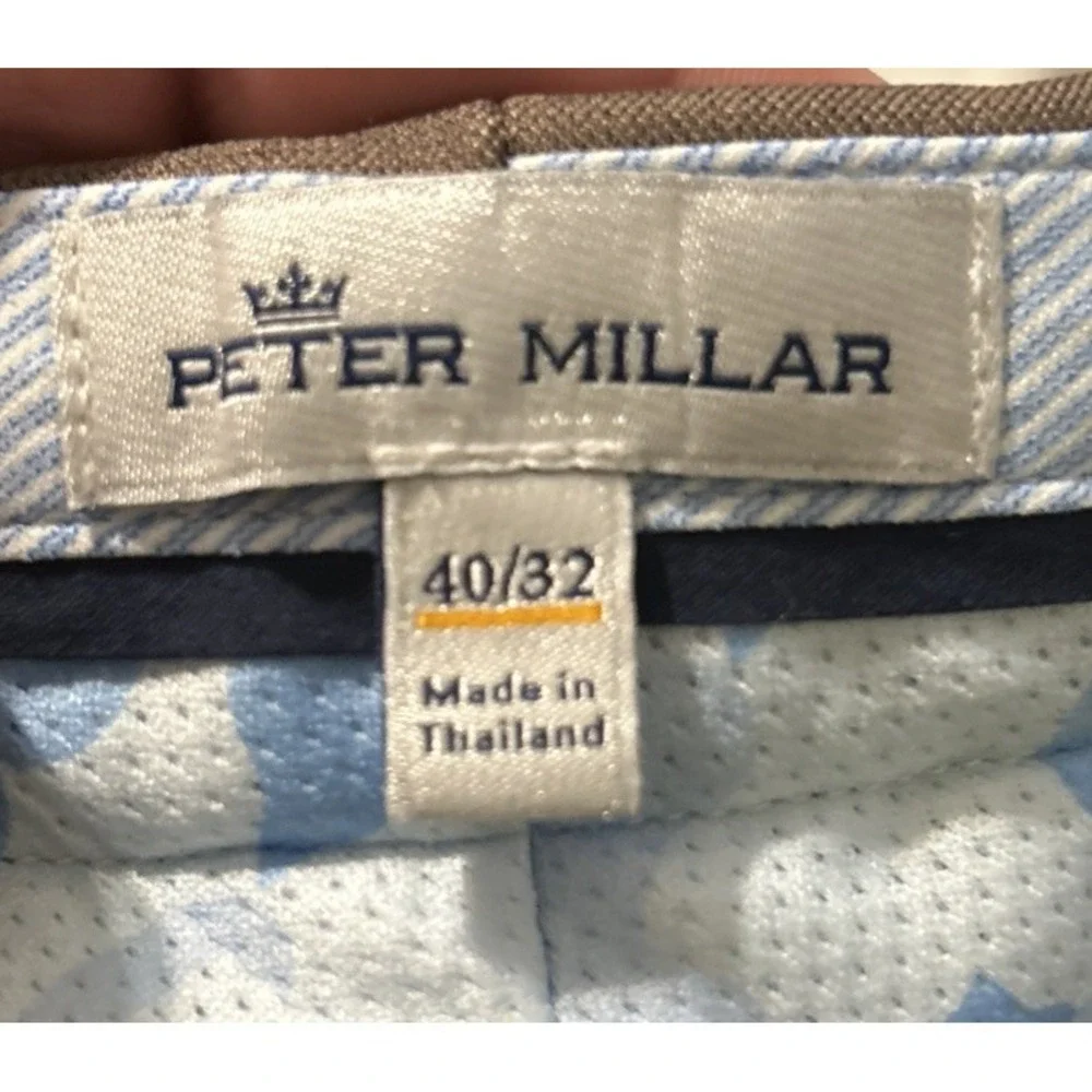 Peter Millar Men's Performance Golf Shorts Lot‎ of 3 Size 40x32 Casual Khaki
